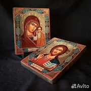 Венчальная пара. Казанская Богоматерь и Спас — необычный подарок — фотография 3