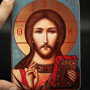 Венчальная пара. Казанская Богоматерь и Спас Вседе — оригинальный подарок — фотография 4