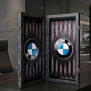 Нарды под стеклом «BMW» — красивый подарок — фотография 2