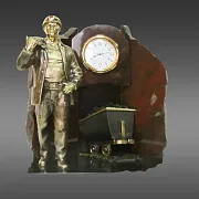 Часы «Покоритель недр» с яшмой и долеритом — оригинальный подарок — фотография 2