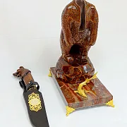 Нож «Медведь на охоте» — оригинальный подарок — фотография 9