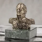 Ручная работа: Бюст «Кутузов М.И.» со змеевиком — фотография 1