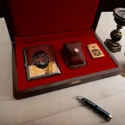 На память: Набор "Портсигар, зажигалка, чехол". Златоуст — фотография 1