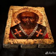 В подарок: Икона: Святой Николай Чудотворец +подставка — фотография 7