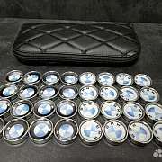 Комплект стальных фишек для нард «BMW» — красивый подарок — фотография 2