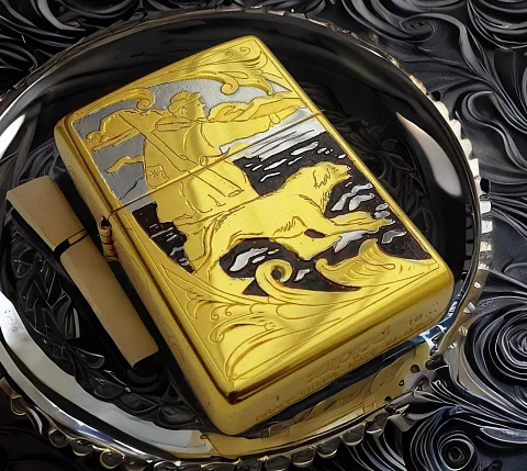 Бензиновая зажигалка Zippo "Охотник" — необычный подарок