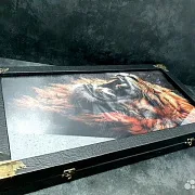 Нарды под стеклом «Львиное сердце» — необычный подарок — фотография 7