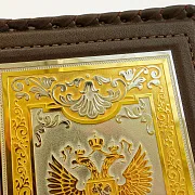 Подарочная кожаная обложка на паспорт №5 — фотография 2