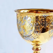 Подарочный кубок для вина "Золотой". Златоуст — фотография 3