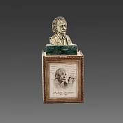 Подарочный бронзовый бюст «Эйнштейн А.» — фотография 2