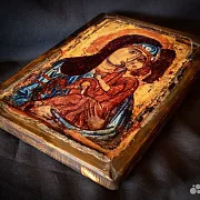Икона Божией матери "Умиление" Новгородская — оригинальный подарок — фотография 8