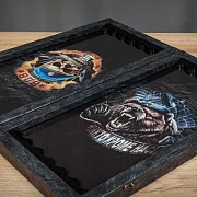 Нарды под стеклом «ВДВ» в подарок — фотография 4