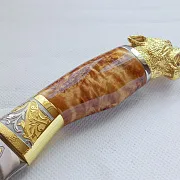 Нож «Охотник» с пантерой — оригинальный подарок — фотография 6