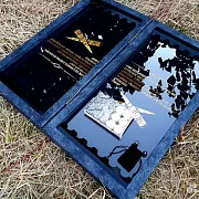 Нарды под стеклом «Брат» — оригинальный подарок — фотография 9