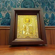 Икона Николая Чудотворца. Златоуст — оригинальный подарок — фотография 1