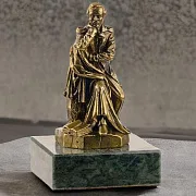 Бронзовая композиция «Памятник М.Ю. Лермонтову в Пятигорске» — красивый подарок — фотография 1