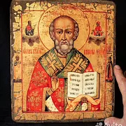 Святой Николай Угодник". Икона — необычный подарок — фотография 1