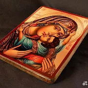 Икона Божией матери "Сладкое лобзание" — необычный подарок — фотография 3